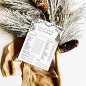 Carte d'échange cadeau Secret Père Noël Co Worker