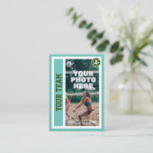 Carte d'échange de volley-ball de plage personnali (Debout devant)
