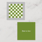 Carte d'échecs couleur personnalisée (Devant / Derrière)