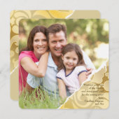 Carte déchirée de vacances de photo de bords (Devant / Derrière)