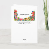 Carte décider d'être heureux Folded Greeting Card (Dos)