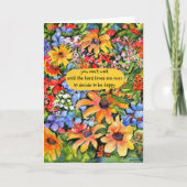 Carte décider d'être heureux Folded Greeting Card (Devant)