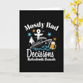 Carte Décisions Mostly D Rehoboth Beach Spring Break  (Fleur jaune)