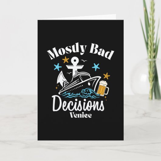 Carte Décisions Mostly D Venice Spring Break  (Devant)