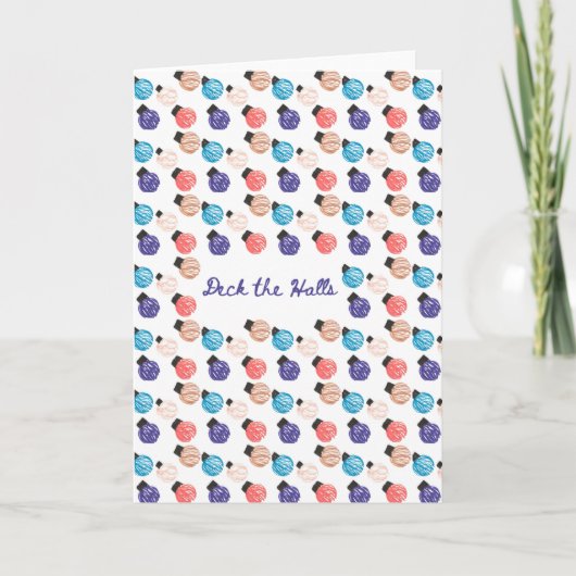 Carte Deck the Halls (Devant)