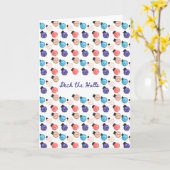 Carte Deck the Halls (Fleur jaune)
