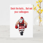 Carte Deck The halls (Fleur jaune)