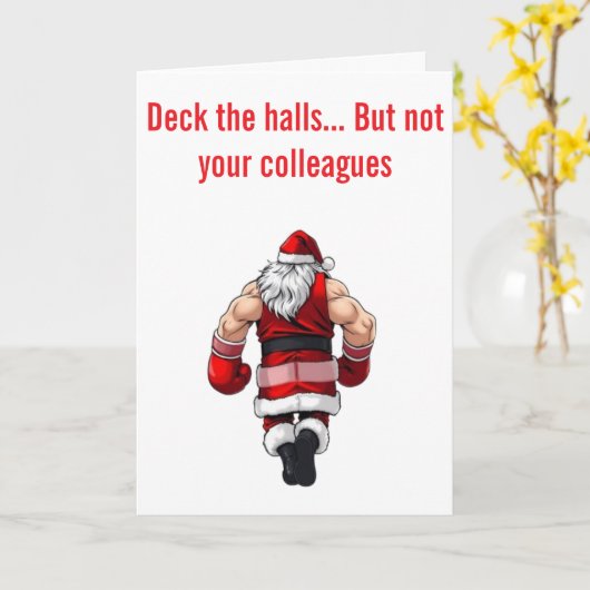 Carte Deck The halls (Fleur jaune)