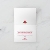 Carte Deck the Halls Patchwork Famille Noël (Intérieur)