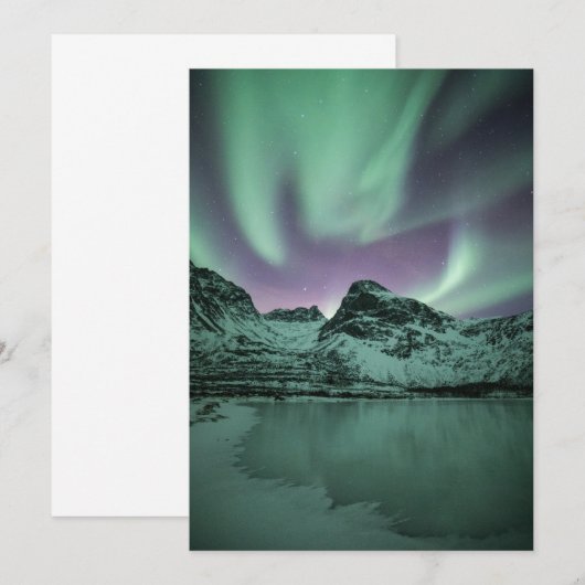 Carte d'éclairage de l'Arctique (Devant / Derrière)