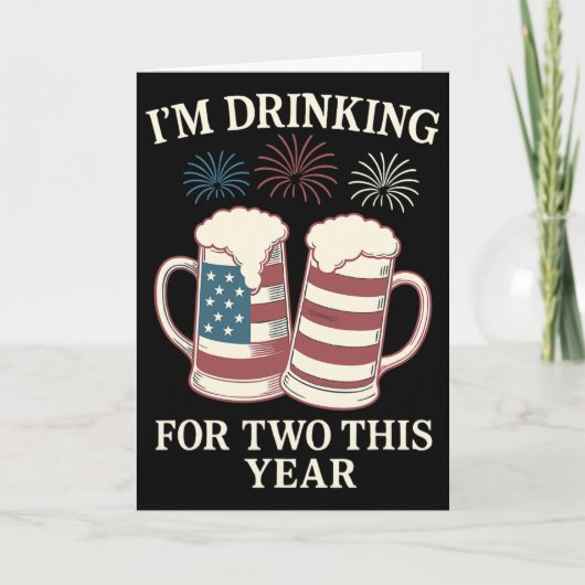 Carte Déclaration de grossesse pour la fête du 4 juillet (Devant)