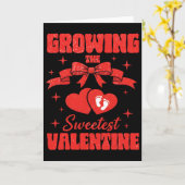 Carte Déclaration de grossesse pour la Saint-Valentin Cr (Fleur jaune)