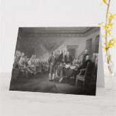 Carte Déclaration d'indépendance (Fleur jaune)