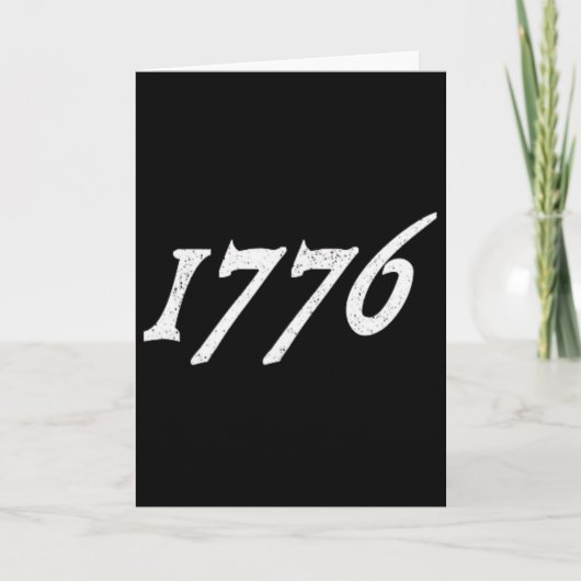 Carte Déclaration d'indépendance de 1776 Amérique États- (Devant)