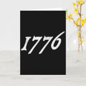 Carte Déclaration d'indépendance de 1776 Amérique États- (Fleur jaune)