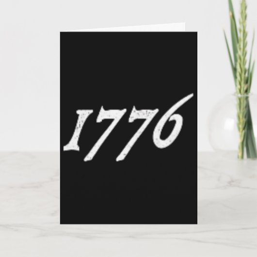 Carte Déclaration d'indépendance de 1776 Amérique États- (Devant)
