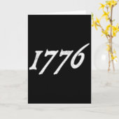 Carte Déclaration d'indépendance de 1776 Amérique États- (Fleur jaune)