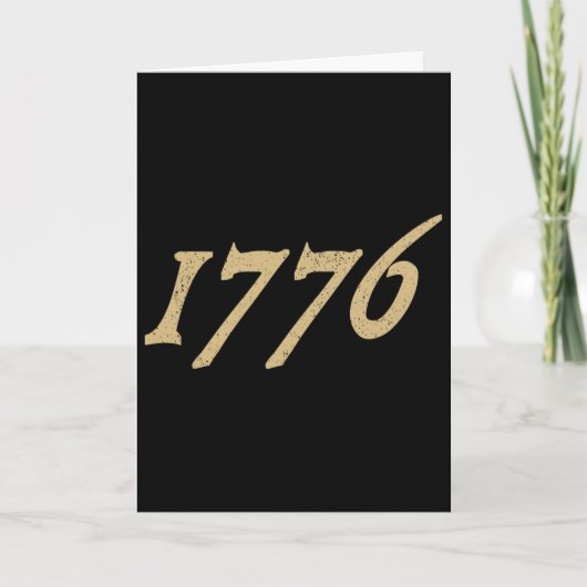 Carte Déclaration d'indépendance de 1776 Amérique États- (Devant)