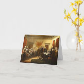 Carte Déclaration d'indépendance par Trumbull Note Card (Fleur jaune)