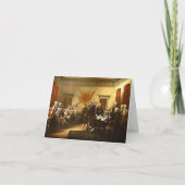 Carte Déclaration d'indépendance par Trumbull Note Card (Devant)