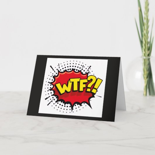 Carte Déclaration sarcastique et drôle sur la réalité (Devant)