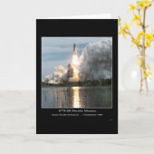 Carte Décollage STS-69 d'effort de navette spatiale (Fleur jaune)