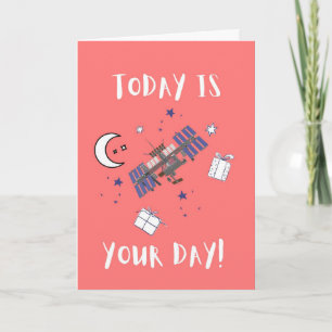 Carte Décoller pour la fête des pères de naissance