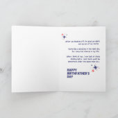 Carte Décoller pour la fête des pères de naissance (Intérieur)