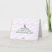 Carte Décongélation du printemps (Dos)