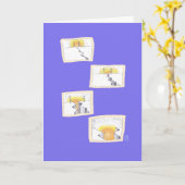 Carte Déconnexion émotionnelle sur la relation bleue (Fleur jaune)