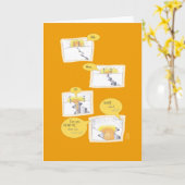 Carte Déconnexion émotionnelle sur la relation orange (Fleur jaune)