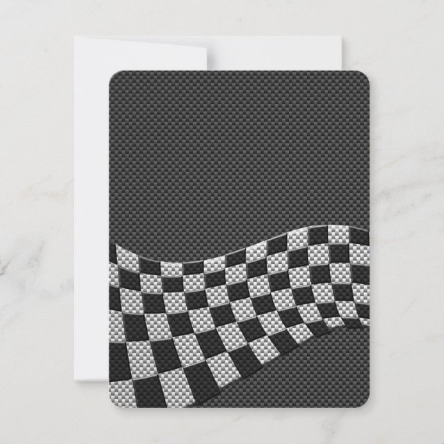 Carte Décor à lames en fibre de carbone (Devant)