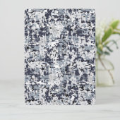 Carte Décor Camouflage numérique de style urbain (Debout devant)