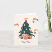 Carte Décor d'arbres de Noël (Devant)