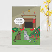 Carte Décor de Noël (Fleur jaune)