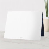 Carte Décor de Noël Basenji Snowy Sleigh (Dos)