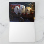 Carte Décor de Noël Eskimo Snowy Sleigh (Intérieur)