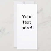 Carte Décor de Noël snowman (Dos)