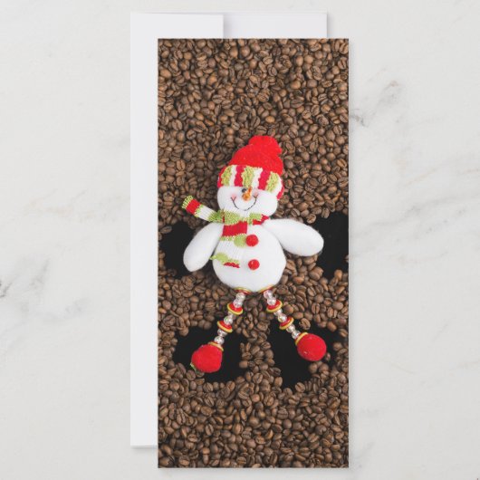 Carte Décor de Noël snowman (Devant)