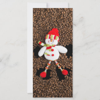 Carte Décor de Noël snowman