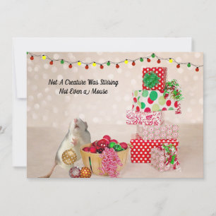 Carte Décor De Rat Migné Pour Noël