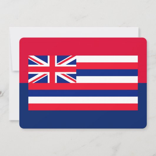 Carte Décor design du drapeau de l'État d'Hawaii (Devant)