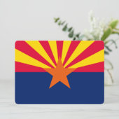 Carte Décor design du drapeau d'état de l'Arizona (Debout devant)