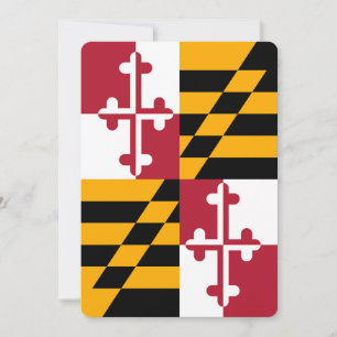 Carte Décor du drapeau de l'État du Maryland