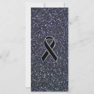 Carte Décor noir en ruban