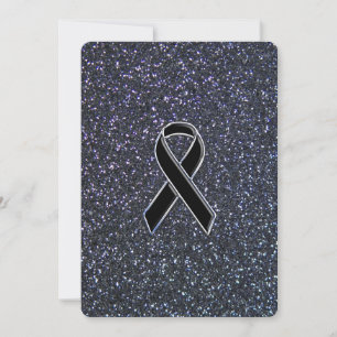 Carte Décor noir en ruban