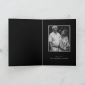 Carte Décor ornemental Argent, 25 Anniversaire Mariage (Intérieur)