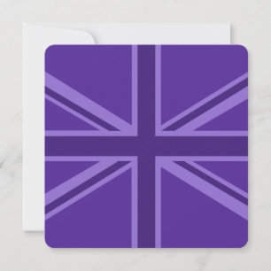 Carte Décor Union Jack Accent Violet