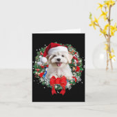 Carte Décoration de couronne de Noël maltaise Pyjamas de (Fleur jaune)