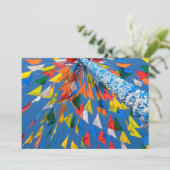 Carte Décoration de drapeau triangulaire (Debout devant)